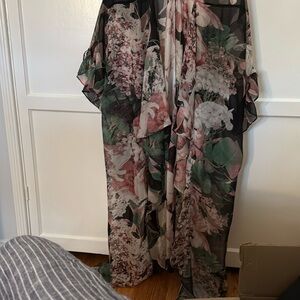 Floral Sheer Kimono
